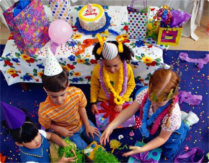 Birthday Party Time. organize a irthday party