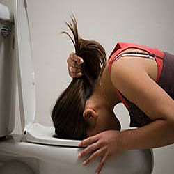 Rushing to bathroom just after meals is a sign of purging