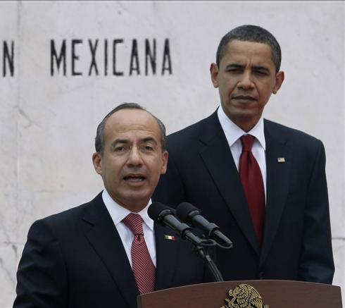 President Obama with President Calderon at the White House President Obama with President Calderon at the White House