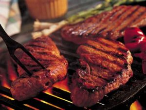 Flip the steak just once to avoid drying up the meat Flip the steak just once to avoid drying up the meat