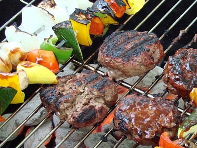 bbq hamburgers