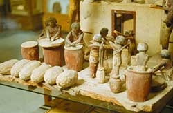 Model of Ancient beer making process