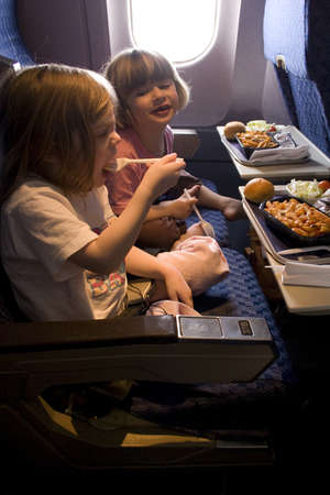 Children enjoys their food on the go