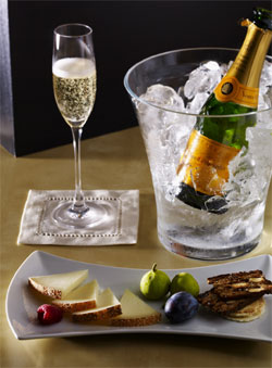 Chaource goes best with champagne and white wine and also is a great appetizer