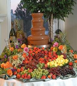 Foods for chocolate fountain - smooth pairing and tasting great