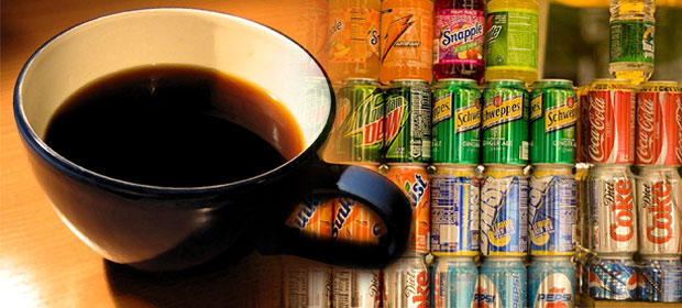 soda vs coffee