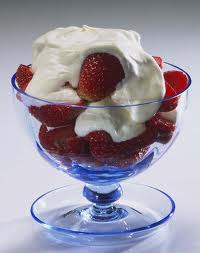 Creme Fraiche works great as a dessert topping