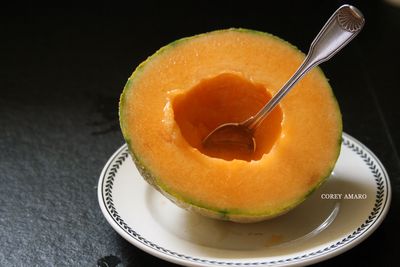 Breakfast bowl out of melons are delicious yet healthy