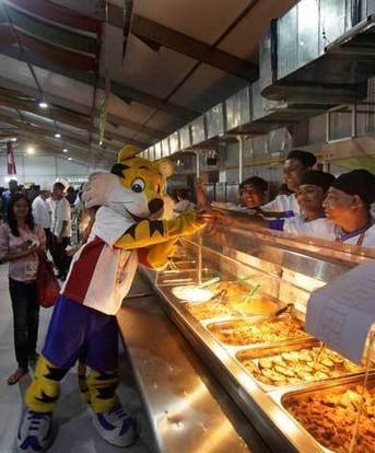 dining arrangements for CWG Delhi 2010