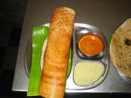 The South Indian delicacy - Masala Dhosa