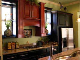 Mixing up red with lighter colors is kitchen painting ideas