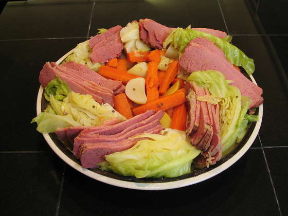 Corned beef and Cabbage is a delicious Northern Irish food