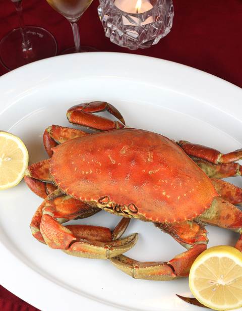 Boiled crab