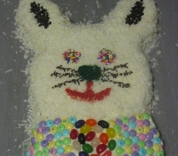 Making Bunny Cake