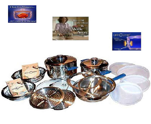 Aircore cookware makes your cooking fast and easy