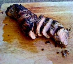 Herbed pork tenderloin