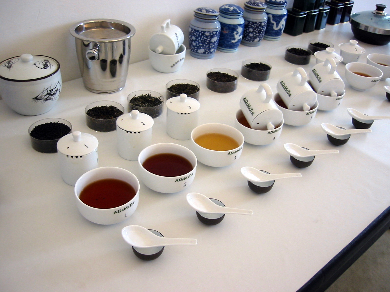 Tea Tasting process