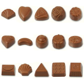 Mold chocolate without corn syrup