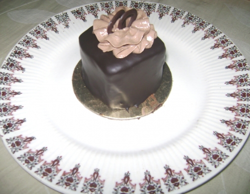 Chocolate ganache pastry