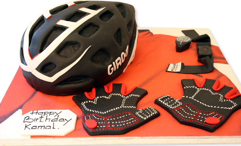 cyclist cake