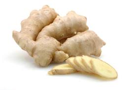 sliced ginger