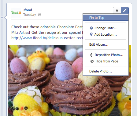 Pinning a Post