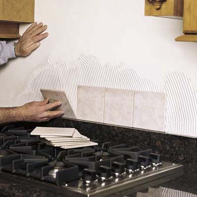 Backsplash Tile Patterns on How To Tile Kitchen Backsplash   Ifood Tv
