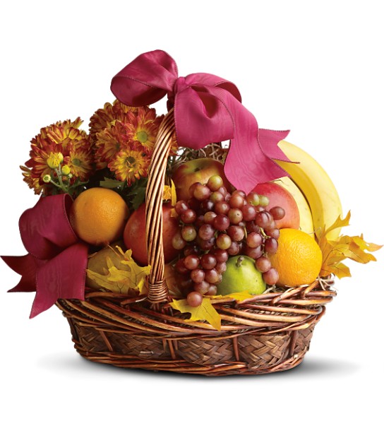A basket of October fruits