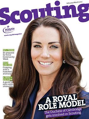 Kate Volunteers for Boy Scouts