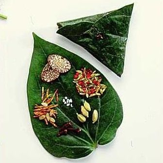 Paan a beetle leaf preparation will color your mouth deep red