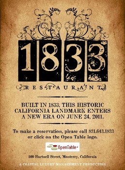 Restaurant 1833