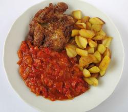 Meat and potatoes