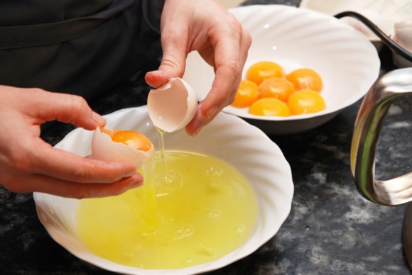 Separating whites from yolks