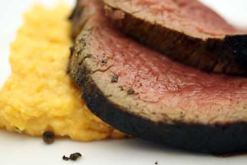 Grilled Steak with Crisp Black Crust