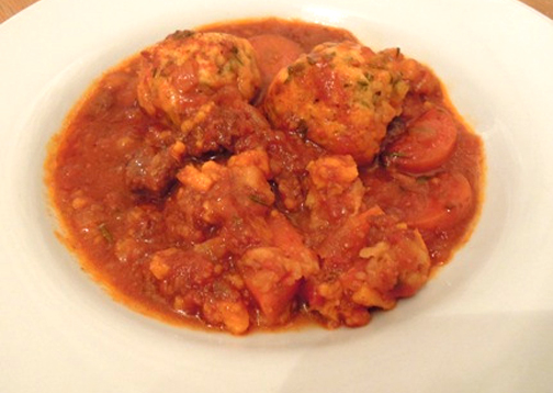 Traditional Irish Stew With Parsley Dumplings Traditional Irish Stew With Parsley Dumplings picture