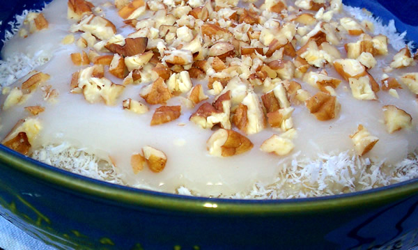 Italian Creme Cake Oatmeal Italian Creme Cake Oatmeal picture