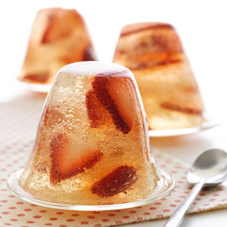 JELLO Sparkling Champagne and Strawberries JELLO Sparkling Champagne and Strawberries picture