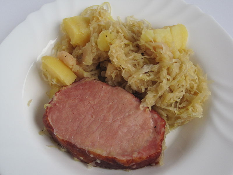 Cooked Pork And Sauerkraut Cooked Pork And Sauerkraut picture