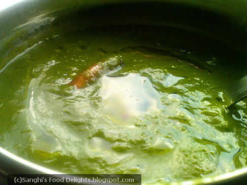 Greens Garlic Mashed curry (Keerai masiyal) Greens Garlic Mashed curry (Keerai masiyal) picture