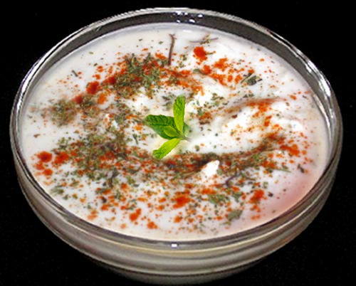Kheera Pudina Raita Kheera Pudina Raita picture