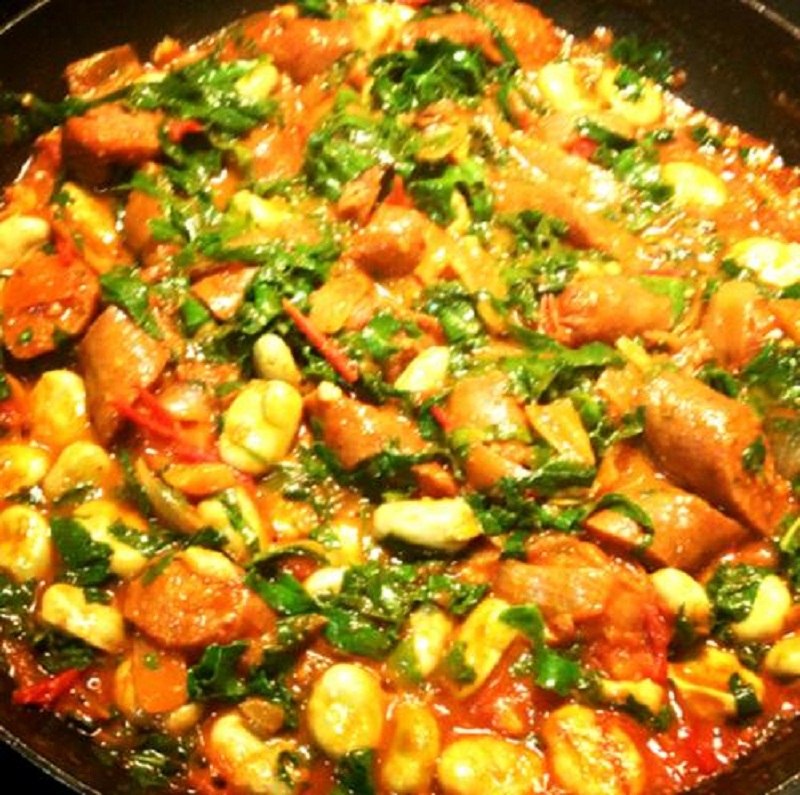Kidney Beans With Sausage Kidney Beans With Sausage picture
