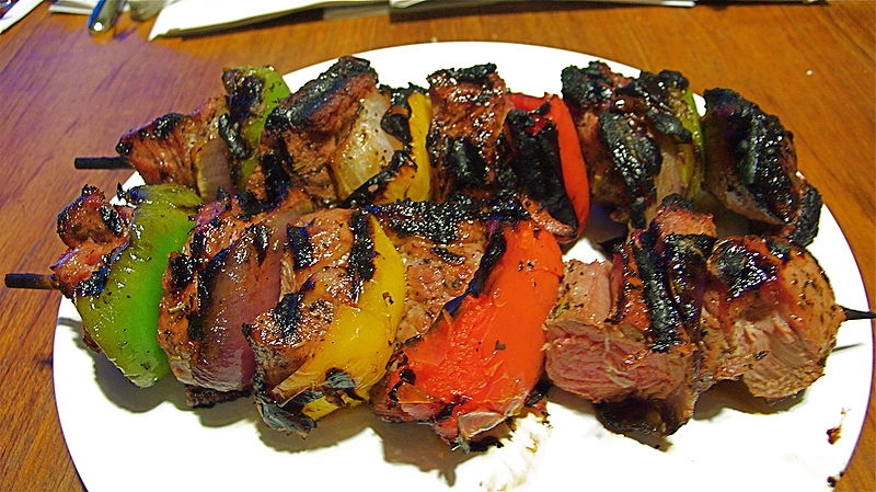 Festive Lamb Kebabs Festive Lamb Kebabs picture