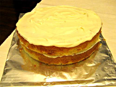 Lemon-Cream Sherbet Cake Lemon-Cream Sherbet Cake picture
