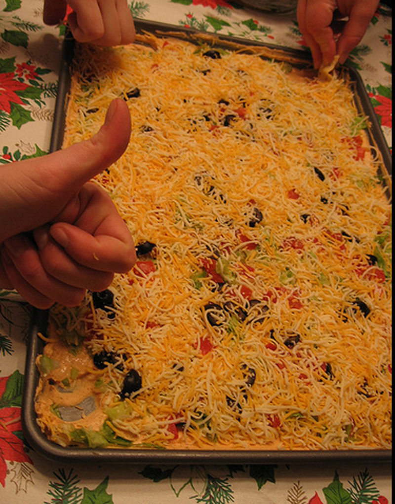 Layered Taco Appetizer Layered Taco Appetizer picture