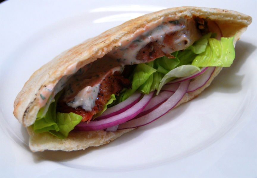 Lean Pork Pitas Lean Pork Pitas picture