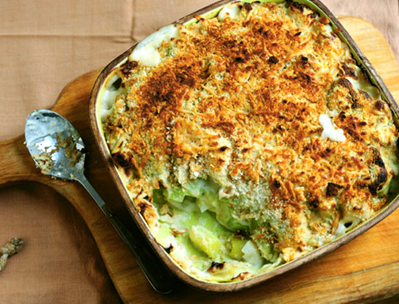 Leeks Au Gratin Leeks Au Gratin picture