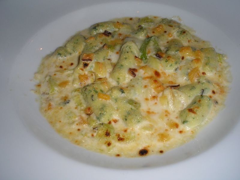 Leeks with Blue Cheese and Hazelnuts Leeks with Blue Cheese and Hazelnuts picture
