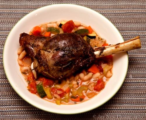 Leg of Lamb with White Beans Leg of Lamb with White Beans picture