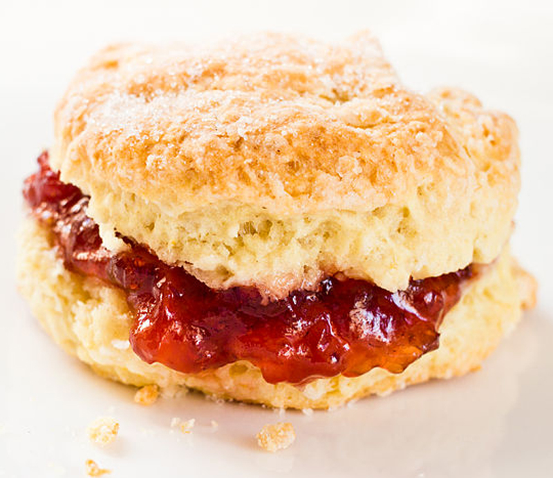 Scones With Marmalade Scones With Marmalade picture