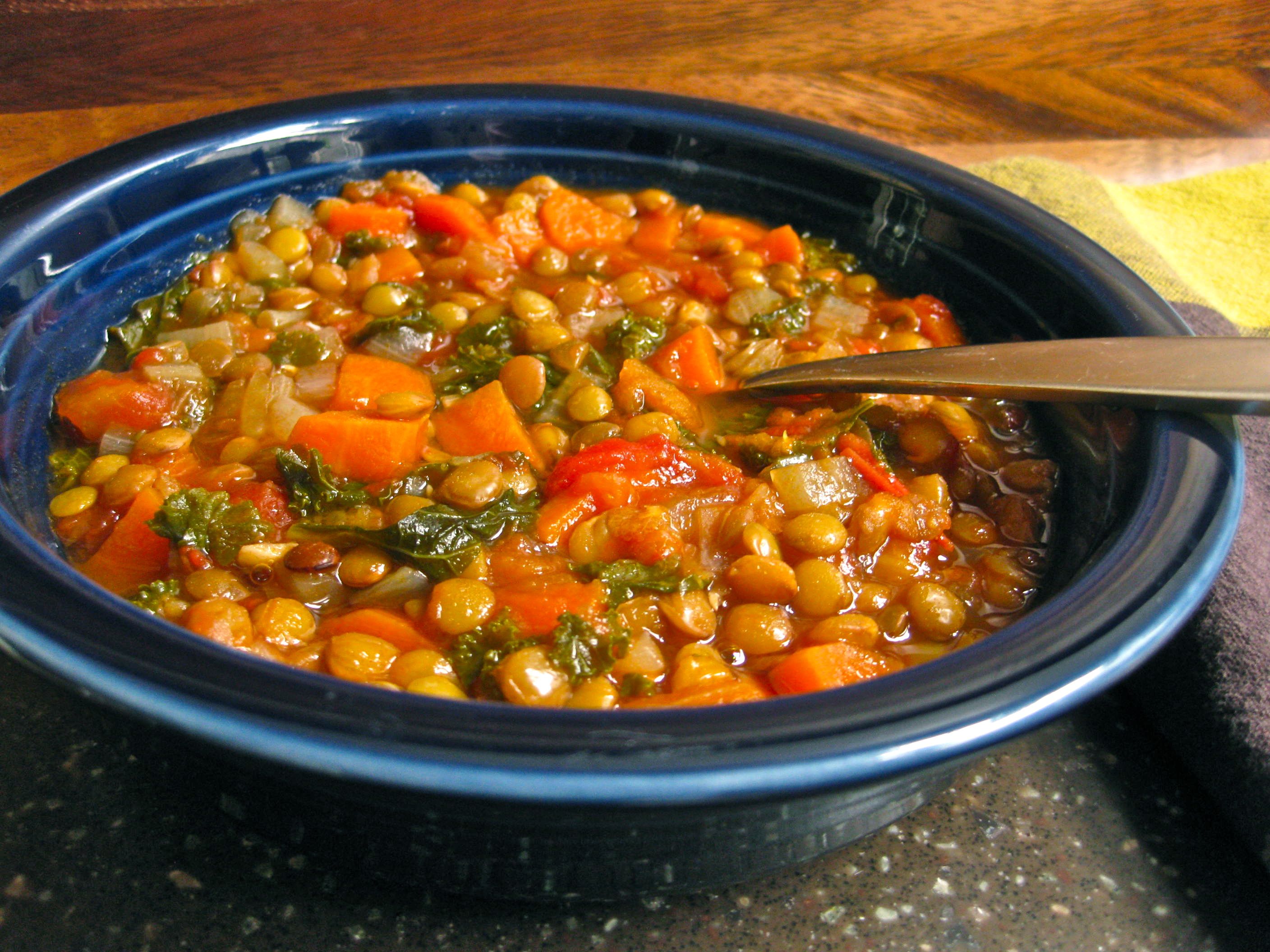 Lentil Vegetable Soup Lentil Vegetable Soup picture
